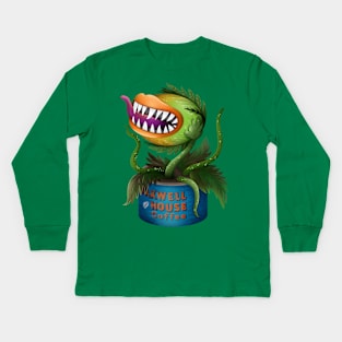 Audrey II Kids Long Sleeve T-Shirt